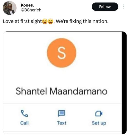 Kones bcherich follow love at first sight we're fixing this nation s shantel maa