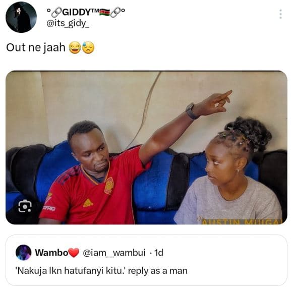 Giddytm its_gidy_ out ne jaah wambo iam_wambui 1d 'nakuja ikn hatufanyi kitu' re