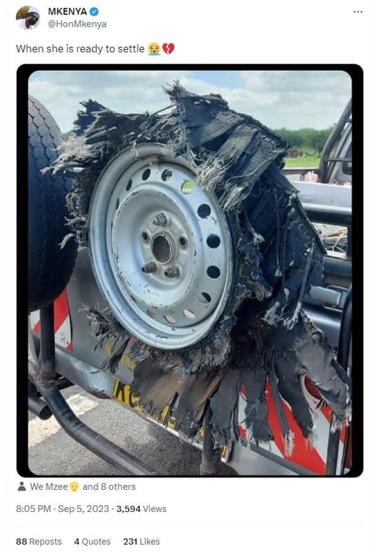 Mkenya honmkenya when she is ready to settle we mzee and 8 others 8.05 pm . sep