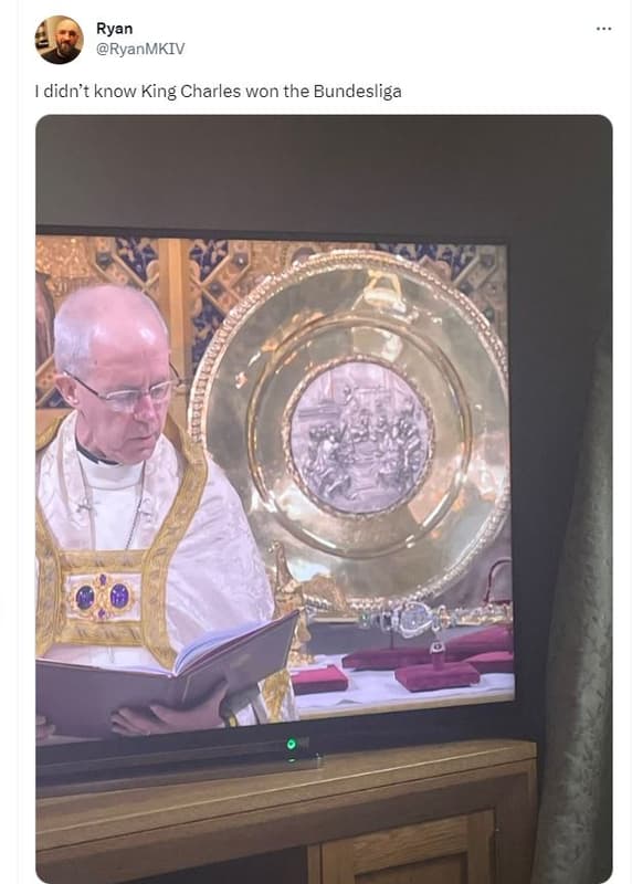 Ryan ryanmkiv didn't know king charles won the bundesliga