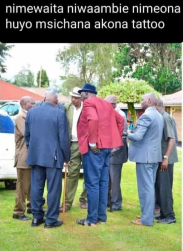 Nimewaita niwaambie nimeona huyo msichana akona tattoo