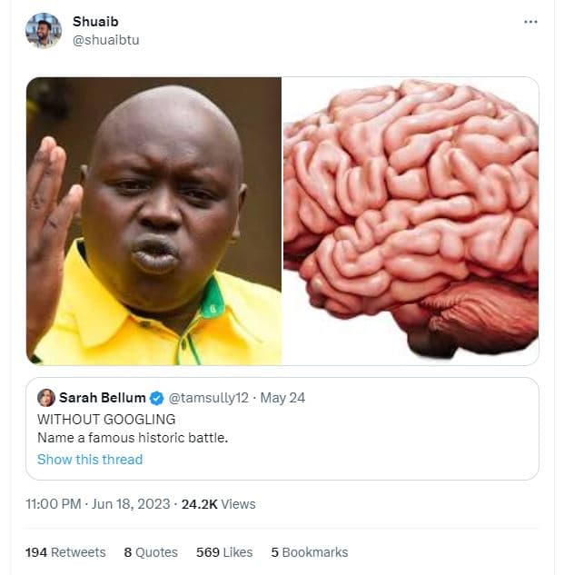 Shuaib shuaibtu sarah bellum tamsully12 may 24 without googling name famous hist