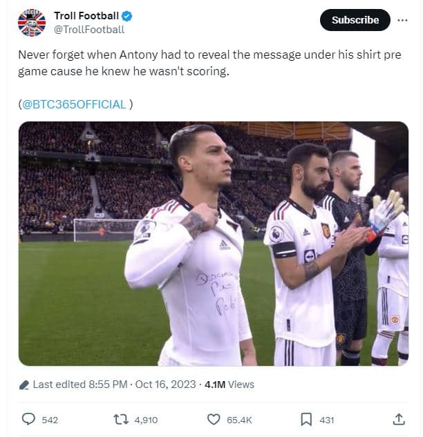 Troll football trollfootball subscribe never forget when antony had to reveal th