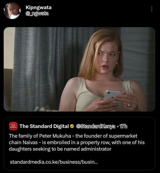 Kipngwata jgwada the standard digital standaridkeny 17h the family of peter muku