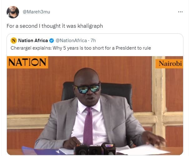 Mareh3mu for a second thought it was khaligraph nation africa nationafrica 7h ch