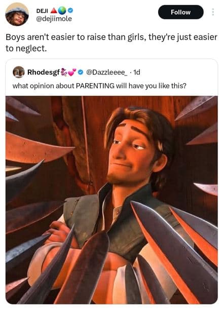 Deji dejiimole follow boys aren't easier to raise than girls, they're just easie