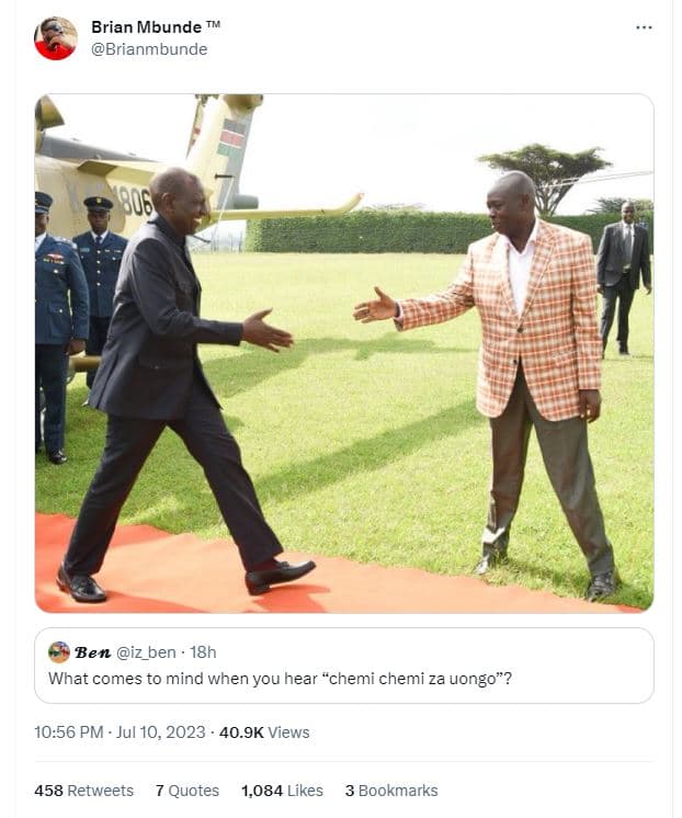 Brian mbunde brianmbunde 806 ben iz_ben 18h what comes to mind when you hear che