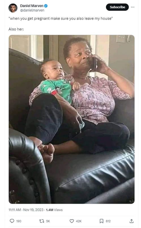 Daniel marven danielmarven subscribe when you get pregnant make sure you also ea