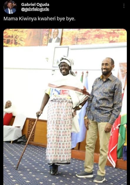 Gabriel oguda gabfeloguda mama kiwinya kwaheri bye bye