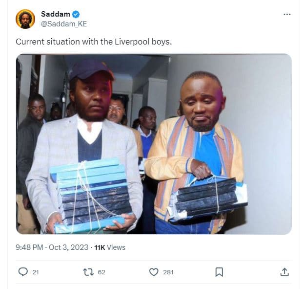 Saddam saddam_ke current situation with the liverpool boys. 9.48 pm oct 3, 11k v