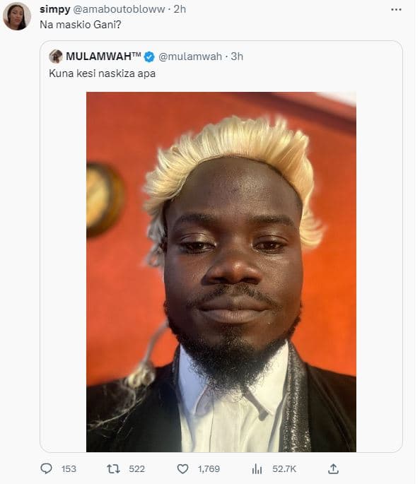 Simpy amaboutobloww 2h na maskio gani? mulamwahtm mulamwah 3h kuna kesi naskiza