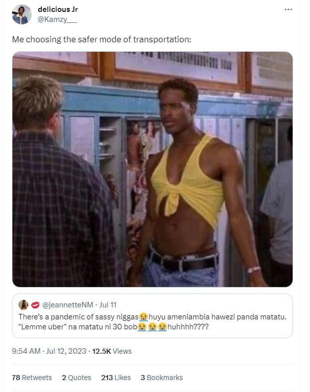 Delicious jr kamzy me choosing the safer mode of transportation jeannettenm jul