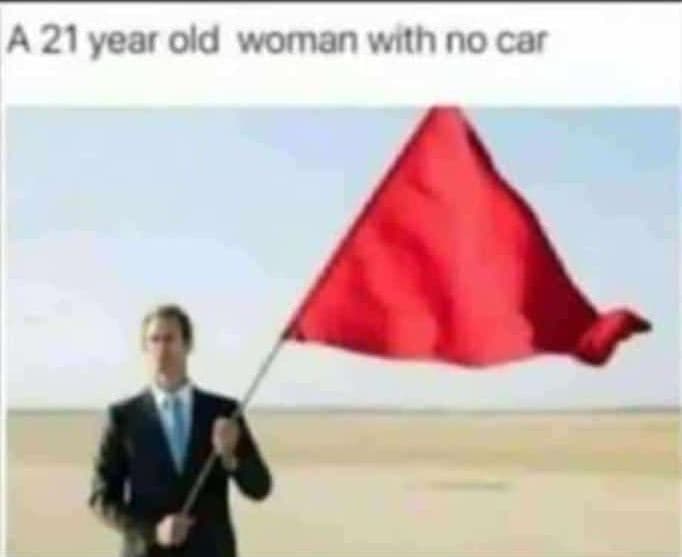 A 21year old woman with no car