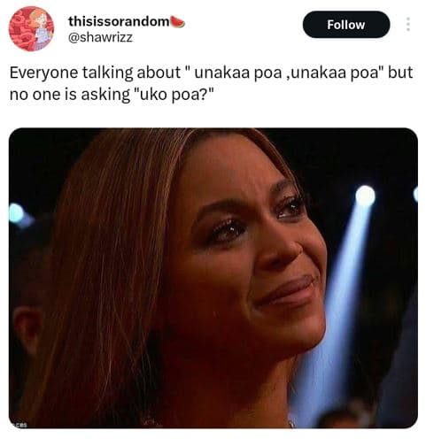 Thisissorandom shawrizz follow everyone talking about unakaa poa ,unakaa poa but