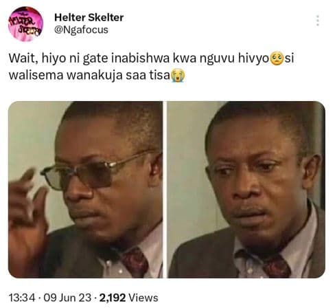 Helter skelter ngafocus wait, hiyo ni gate inabishwa kwa nguvu hivyo walisema wa