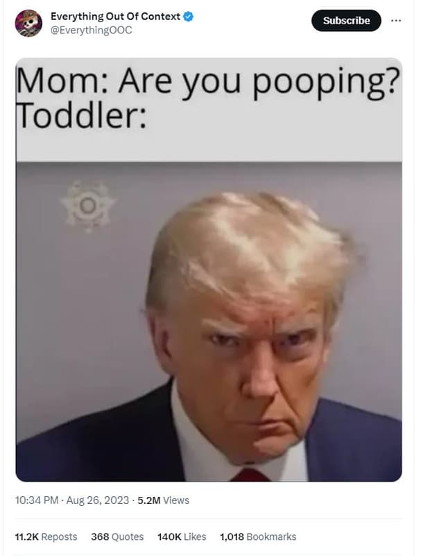 Everything out of context everythingooc subscribe mom are you pooping? itoddler