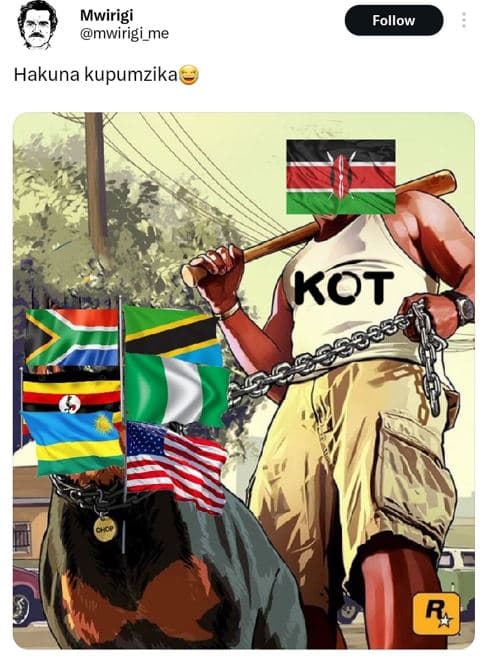 Mwirigi mwirigi_me follow hakuna kupumzika kot