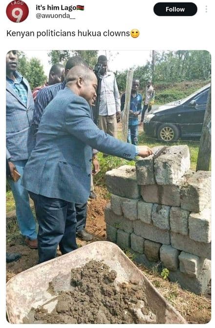 It's him lago awuonda follow kenyan politicians hukua clowns