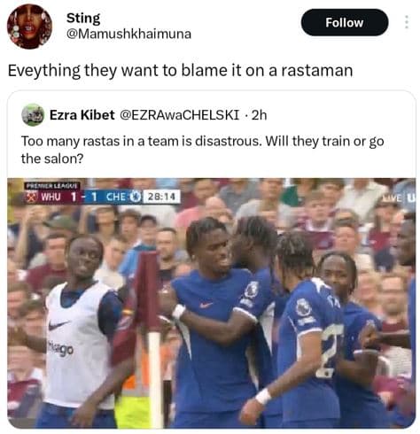 Sting mamushkhaimuna follow eveything they want to blame it on a rastaman ezra k