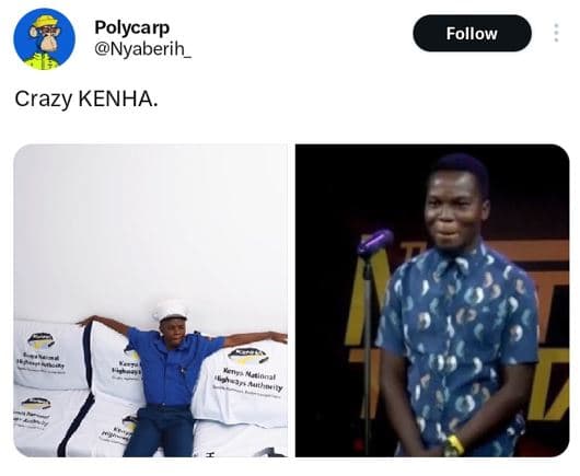 Polycarp nyaberih follow crazy kenha. nhany