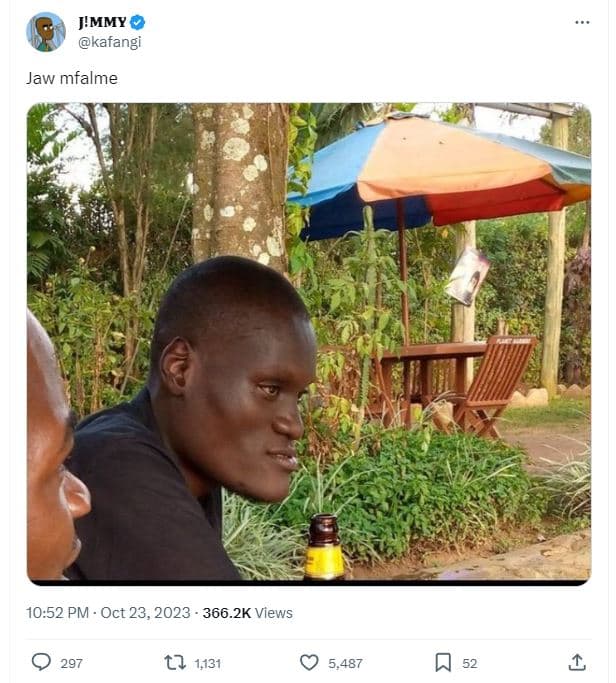 J'mmy kafangi jaw mfalme 10.52 pm oct 23, 366.2k views 297 ll 1,131 5,487