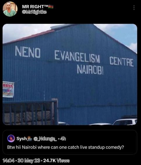 Mr righttn mrfghtke neno evangelisv centre nairob onys sysh ndlunge_'4h btw hii