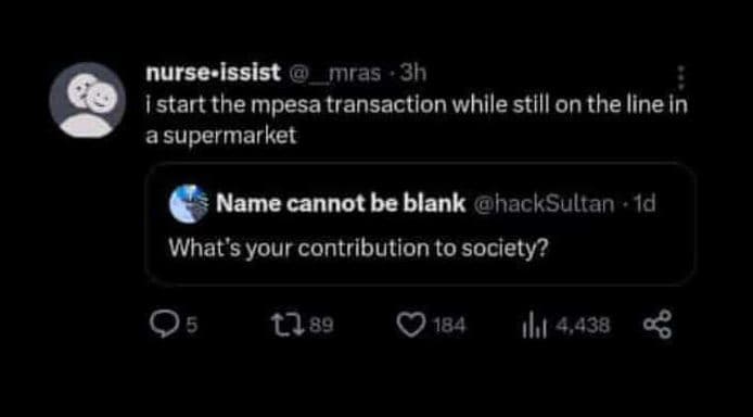 Nursesissist mras 3h 0 istart the mpesa transaction while stlll on the line in a