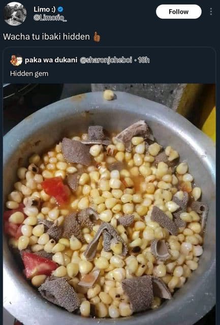 Limo limoio follow wacha tu ibaki hidden paka wa dukani sharonjcheboi . 18h hidd