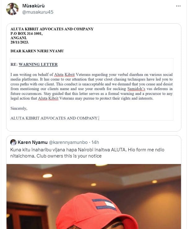 Musakuru musakuru45 aluta kibrit advocates and compayy p.o box 314 aygayi 2811.