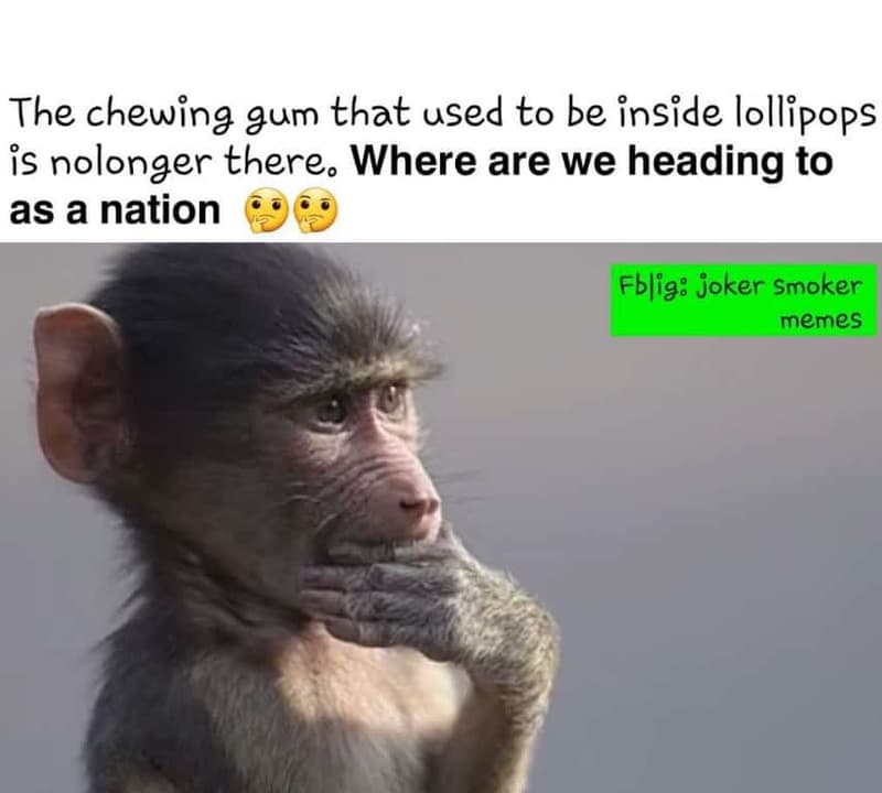 The chewing aum that used to be inside lollipopsl is nolonger there where are we