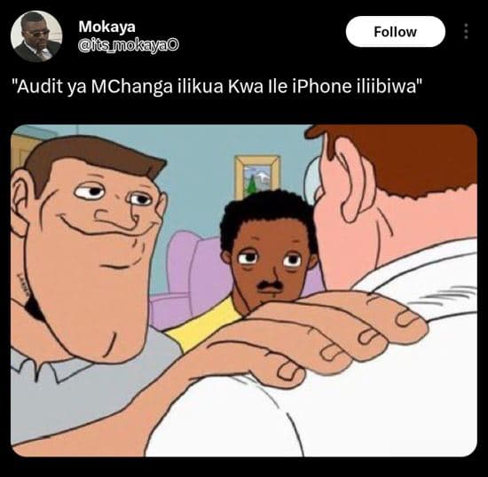 Follow mokaya itsmokayao audit ya mchanga ilikua kwa ile iphone iliibiwa