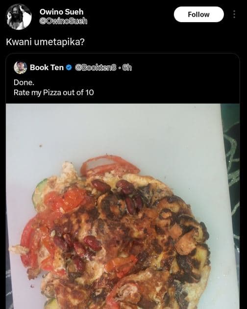 Owino sueh winosueh follow kwani umetapika? book ten bookten8 'h done rate my pi