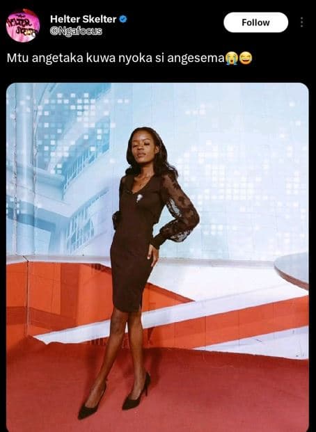 Helter skelter ngalocus follow mtu angetaka kuwa nyoka si angesemae