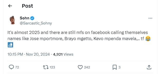 Post sohn sarcastic_sohny it's almost and there are still mfs on facebook callin