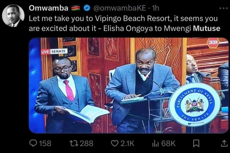 Omwamba omwambake ih let me take you to vipingo beach resort, it seems you are e