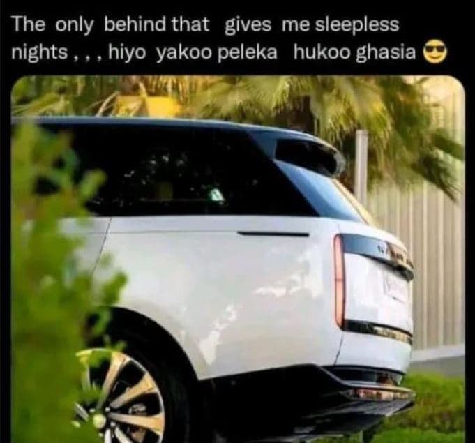 The only behind that gives me sleepless nights hiyo yakoo peleka hukoo ghasia