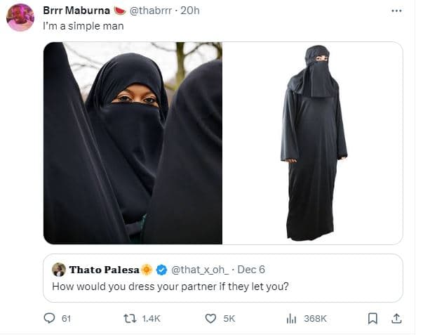 Brrr maburna thabrrr . 20h im a simple man thato palesa that_x_oh_ dec 6 how wou