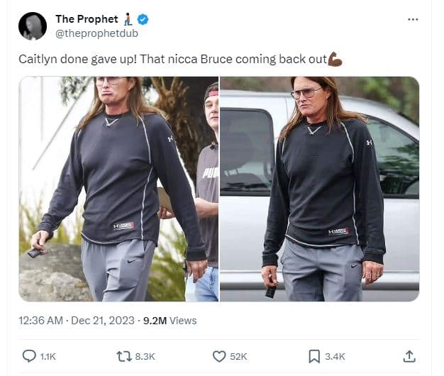 The prophet theprophetdub caitlyn done gave up! that nicca bruce coming back out