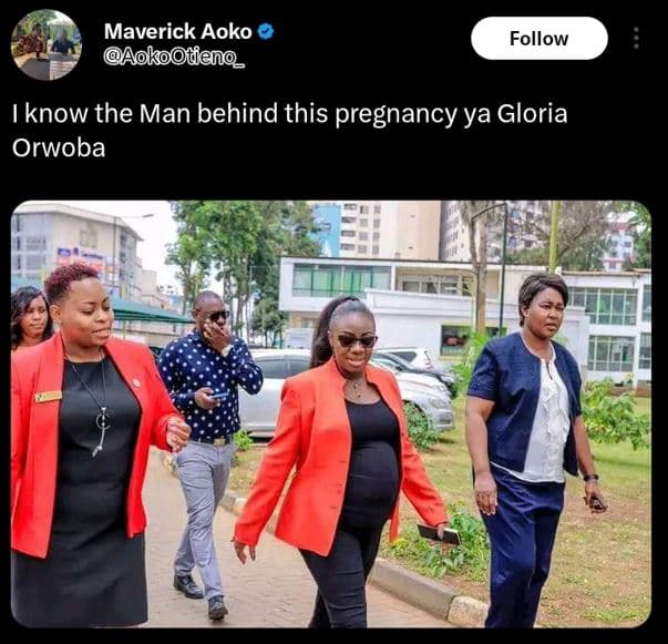 Maverick aoko aaokooteno_ follow know the man behind this pregnancy ya gloria or