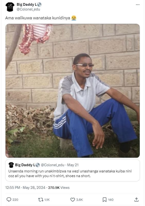 Big daddy l colonel_edu ama walikuwa wanataka kunidinya big daddy l colonel_edu