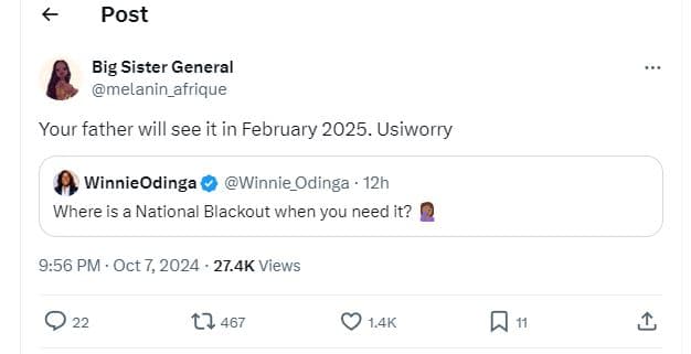 Post big sister general melanin_afrique your father will see it in february . us