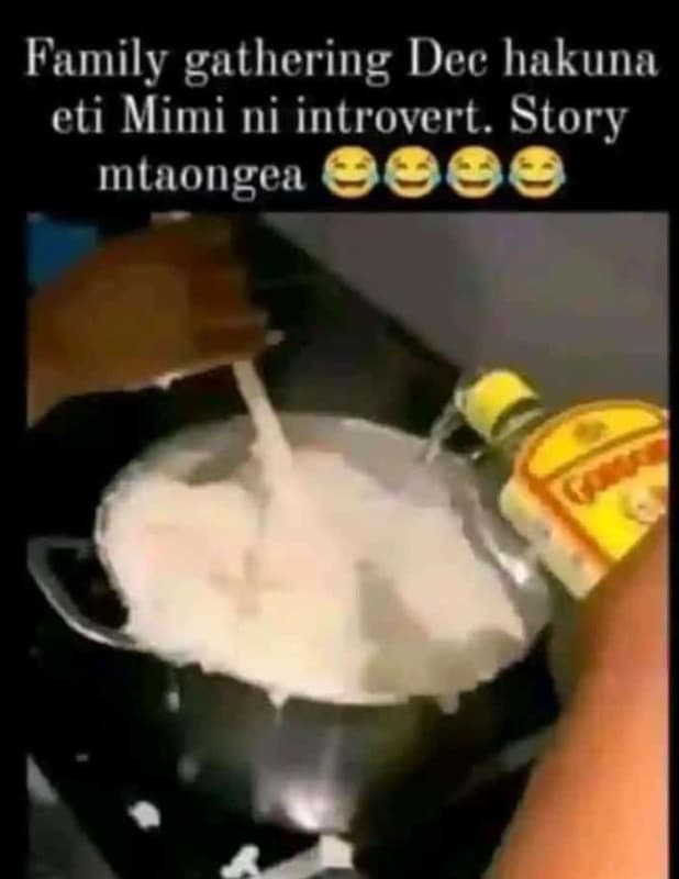 Family gathering dec hakuna eti mimi ni introvert. story mtaongea