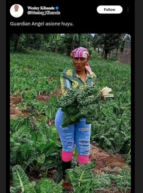 Wesley kibande ueslekibande follow guardian angel asione huyu.