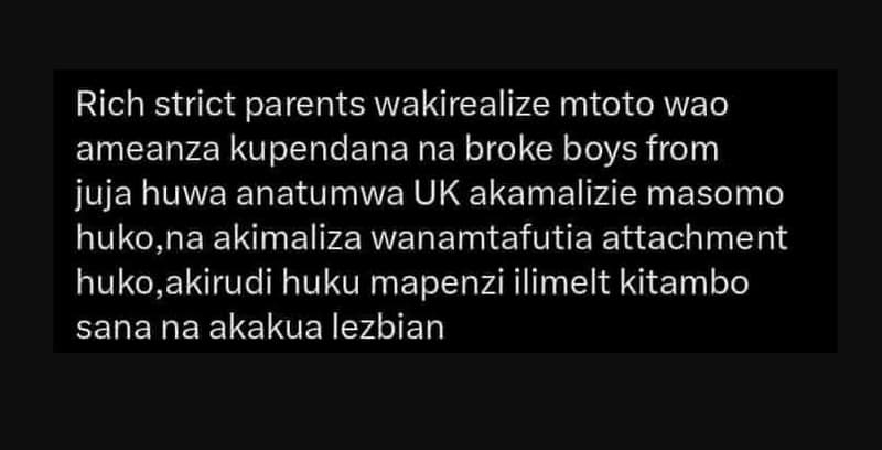 Rich strict parents wakirealize mtoto wao ameanza kupendana na broke boys from j