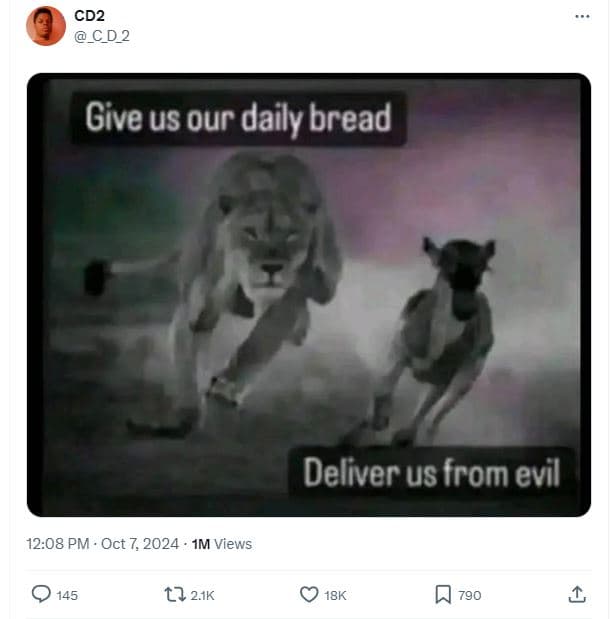 Cd2 cd_2 give us our 'daily bread deliver us from evil 12.08 pm . oct 7, im view