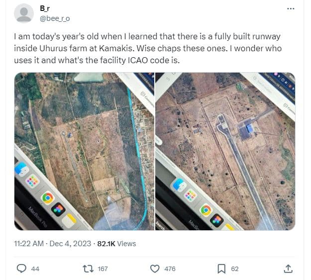 Br bee r_0 am today's year's old when learned that there is a fully built runway