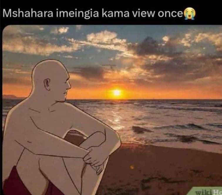 Mshahara imeingia kama view once