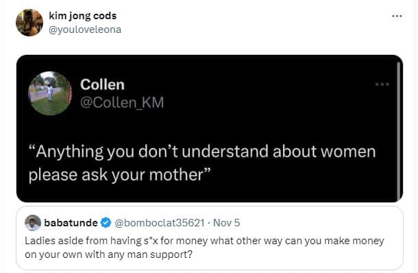 Kim jong cods youloveleona collen collen_km 'anything you don't understand about