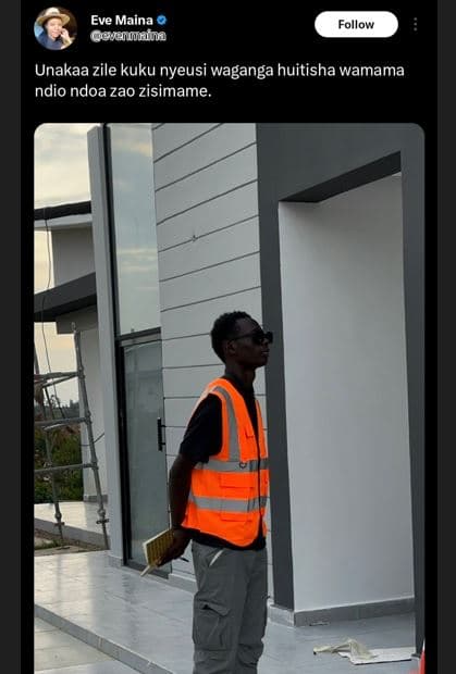 Eve maina gevauurina follow unakaa zile kuku nyeusi waganga huitisha wamama ndio