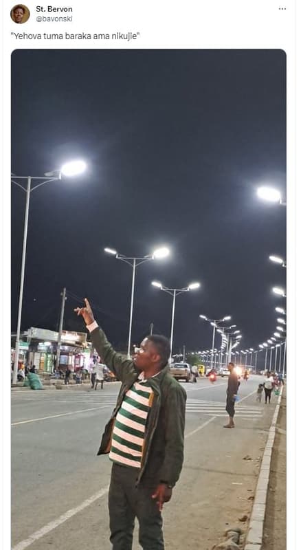 St. bervon bavonski 'yehova tuma baraka ama nikujie'